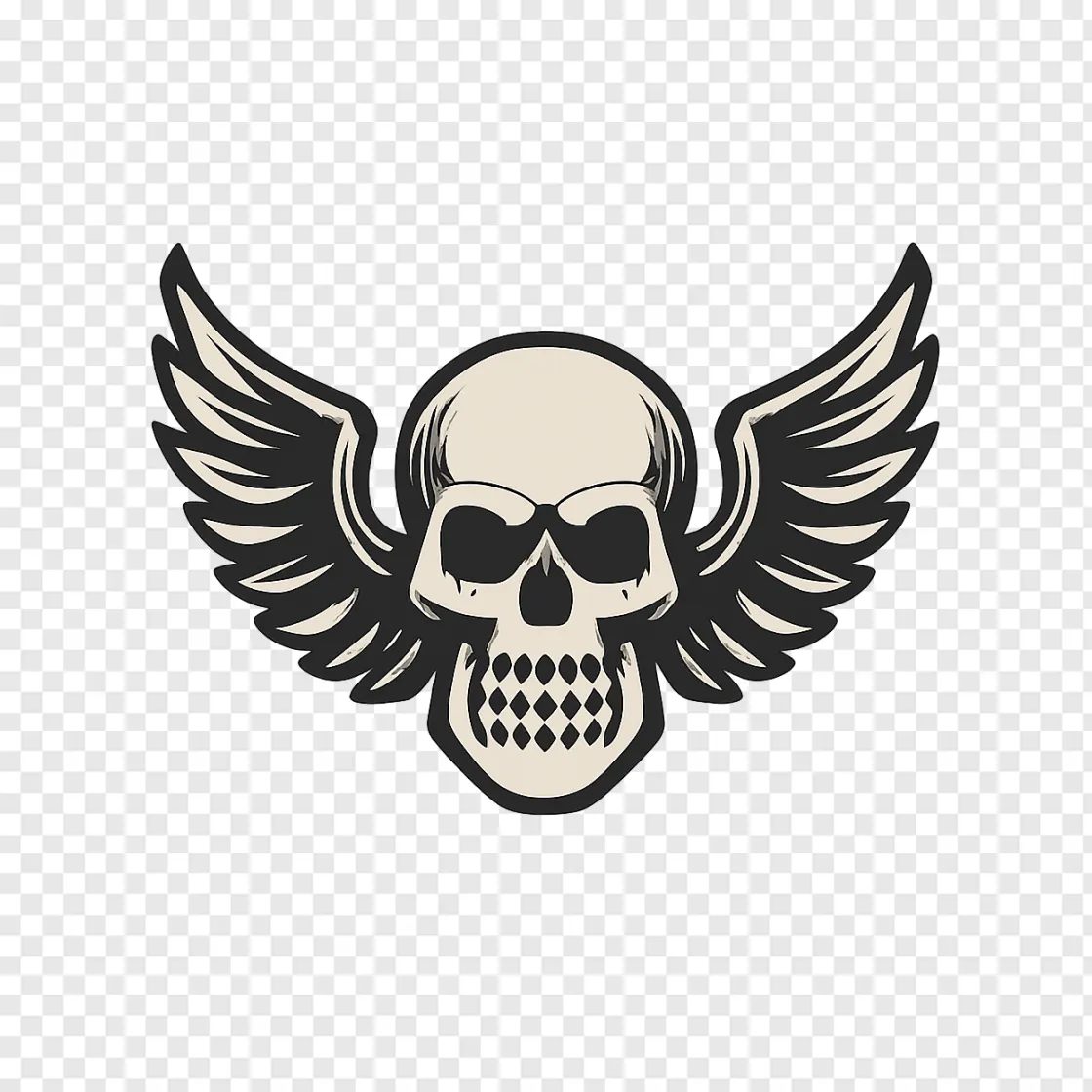 Sons Of Anarchy Biker Skull PNG Transparent Image