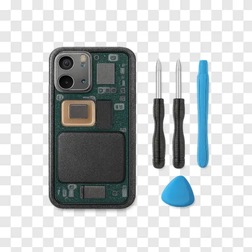 Repairable Smartphone PNG Image For Sustainable Tech Design