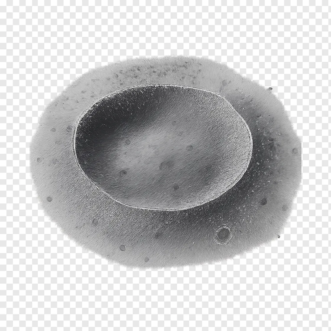 Moon Crater Impact PNG Vector Transparent Background