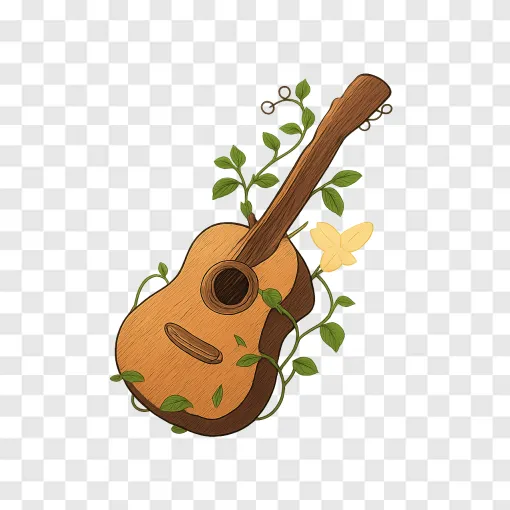 The Last Of Us Guitar PNG Transparent Image