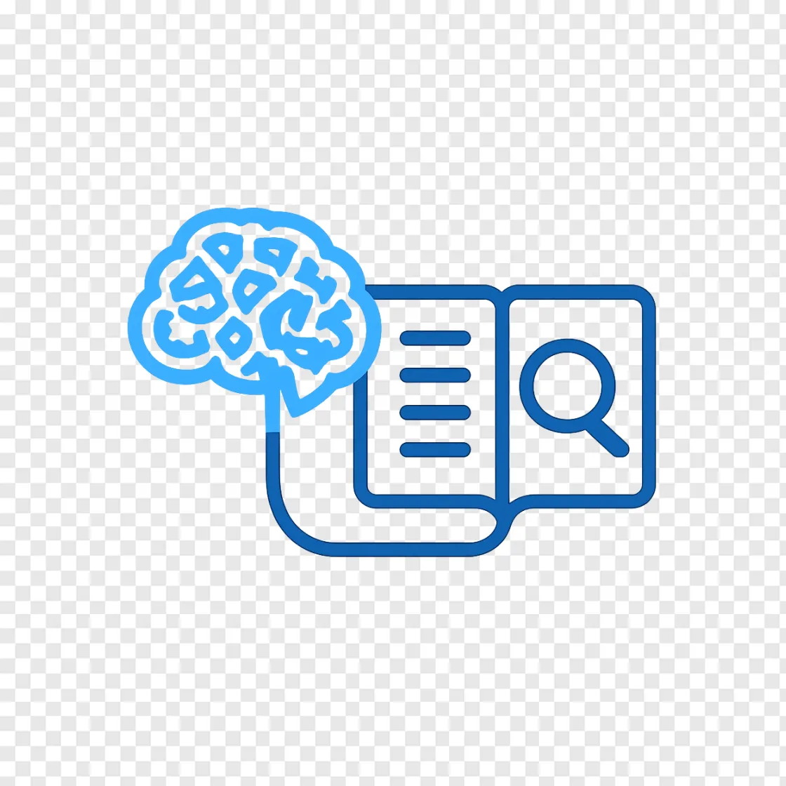 AI Research Icon PNG Transparent Background