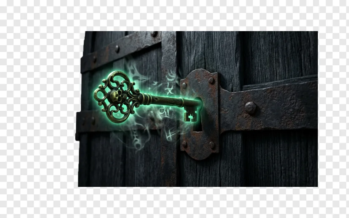 Horror Movie Key PNG Transparent Background