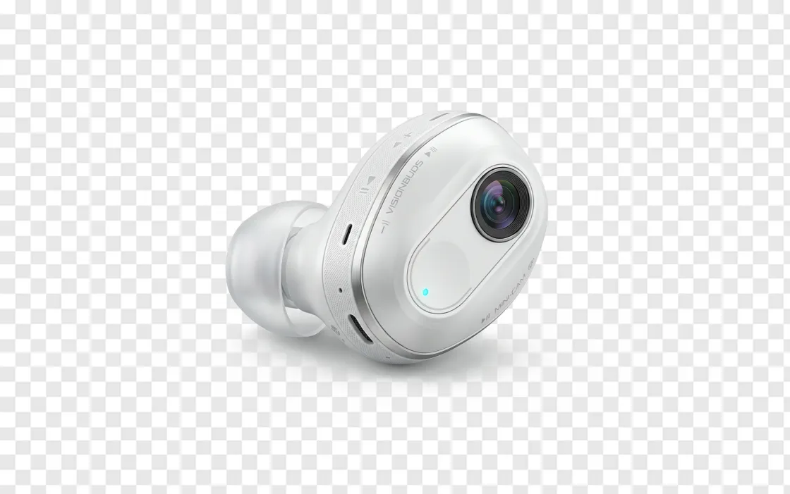 AirPods With Camera Tech PNG Concept