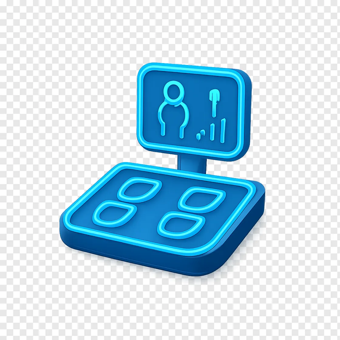 Body Fat Scanner PNG Concept For Health Tech
