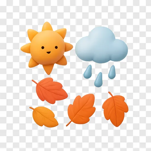 Fall Weather Season PNG Transparent Image