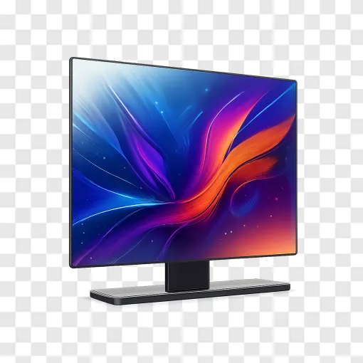 Futuristic OLED Display Tech PNG Image