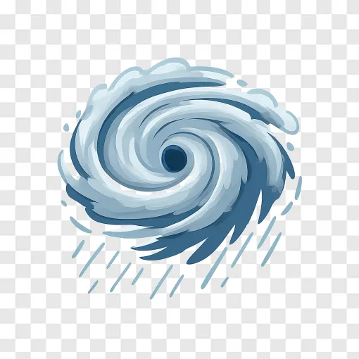 Hurricane Storm PNG Transparent Image
