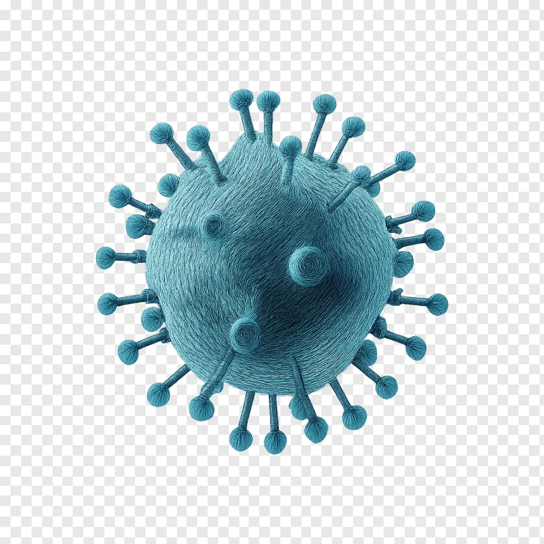 Medical Virus Cell PNG Image For Healthcare Presentations