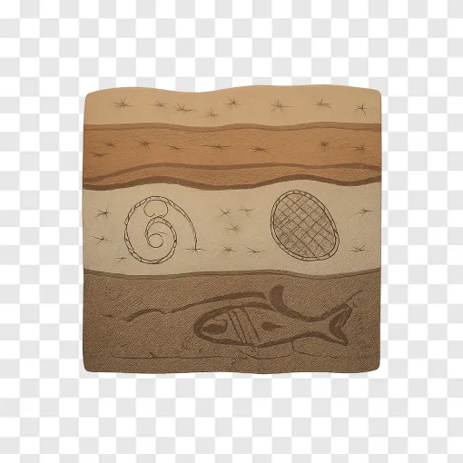 Geological Rock Strata PNG Image For Educational Designs