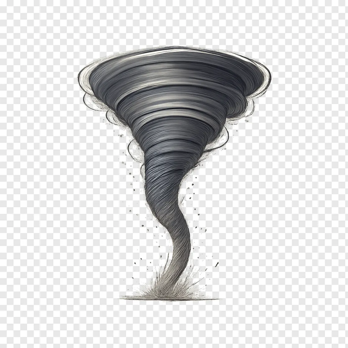 Tornado Funnel Cloud Transparent PNG