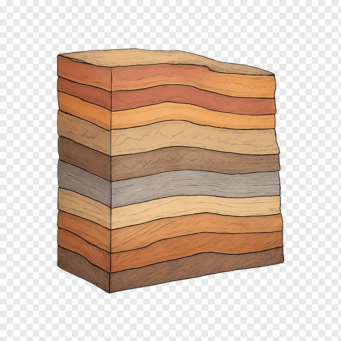 Geological Rock Layer PNG Image For Education
