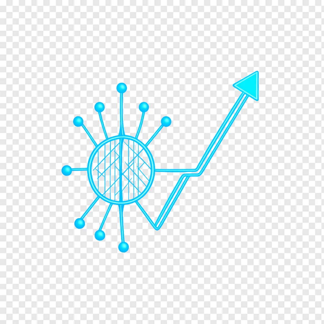 AI Technology Growth PNG Image