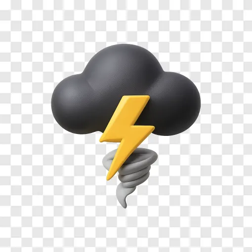 Storm Weather Icon Transparent PNG