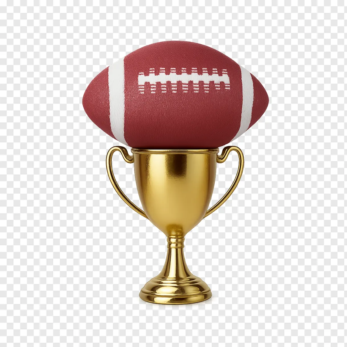 NFL Championship Trophy PNG Image For Sports Fans