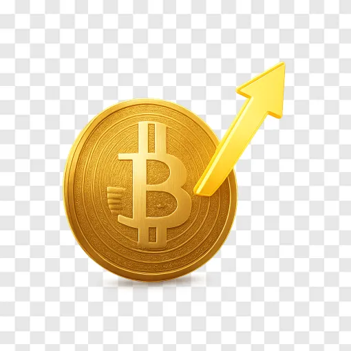 Bitcoin Gold Coin PNG Transparent Background
