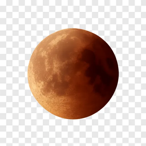 Partial Lunar Eclipse Transparent PNG Image For Download