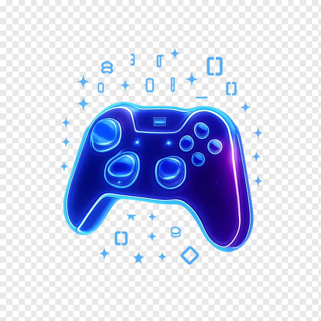 Futuristic Fortnite Gaming Controller PNG