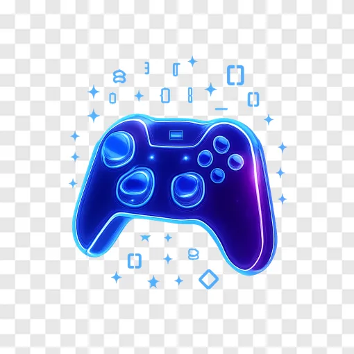 Futuristic Fortnite Gaming Controller PNG