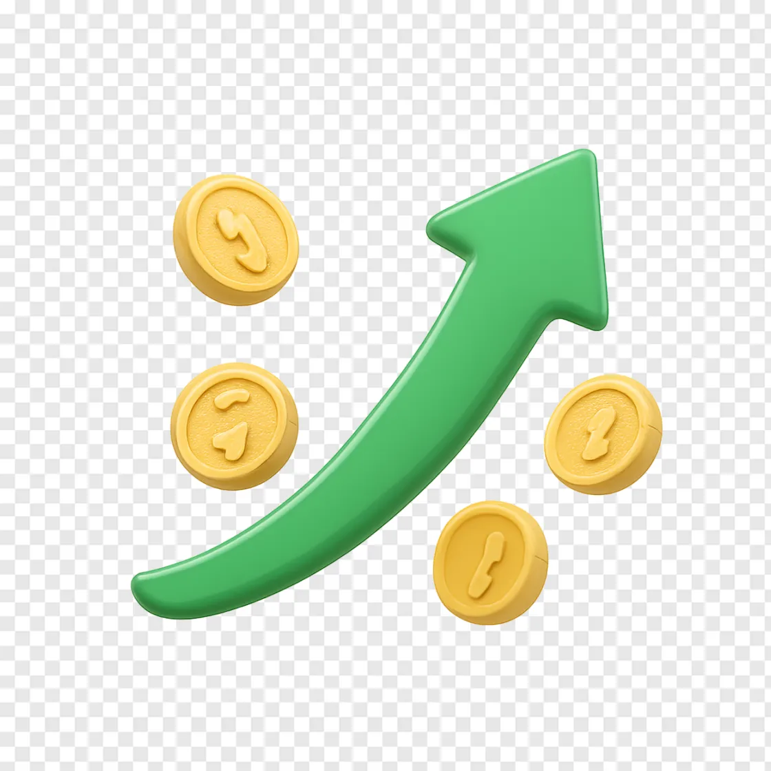 Stock Market Arrow PNG And Financial Icons