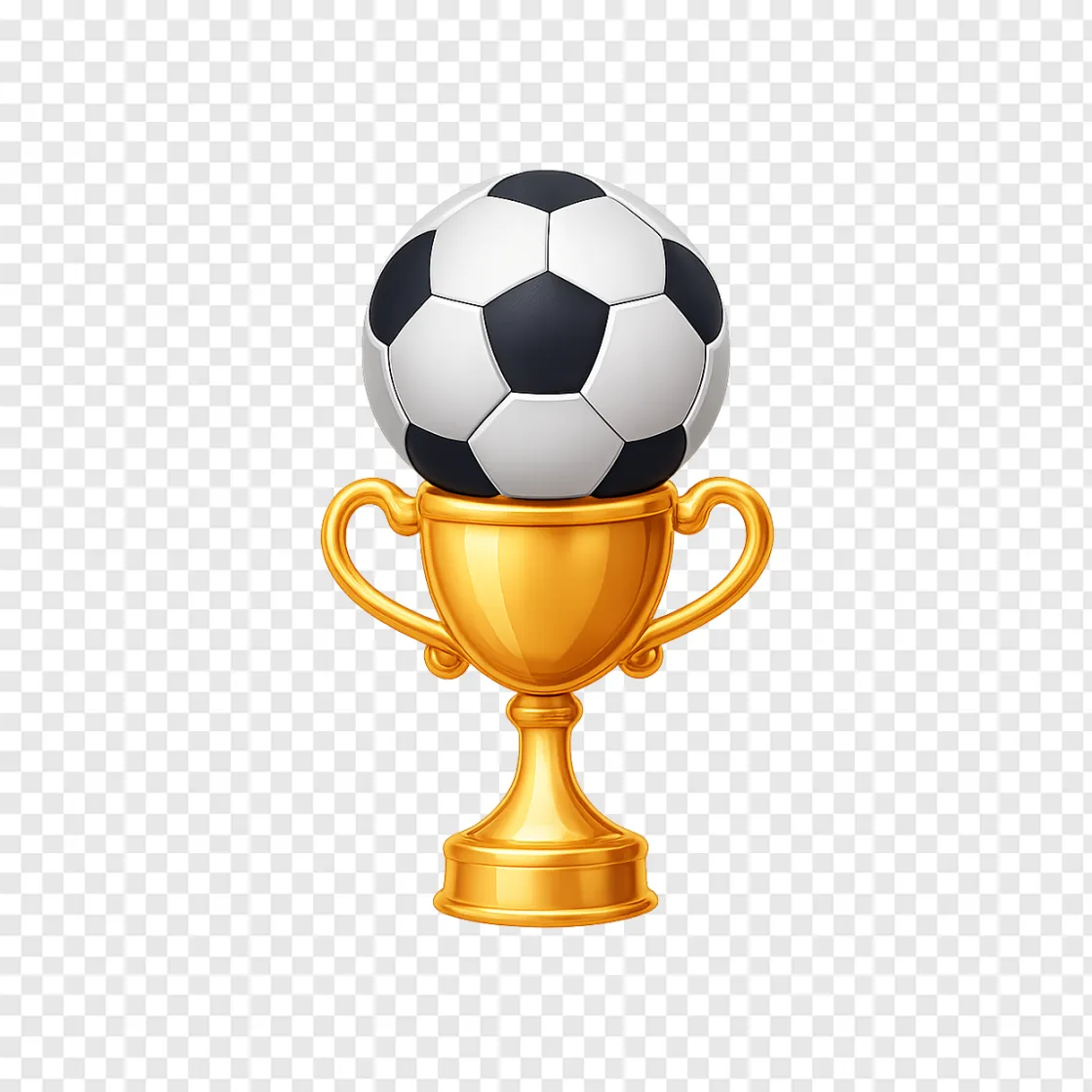 Premier League Trophy PNG Vector Graphic