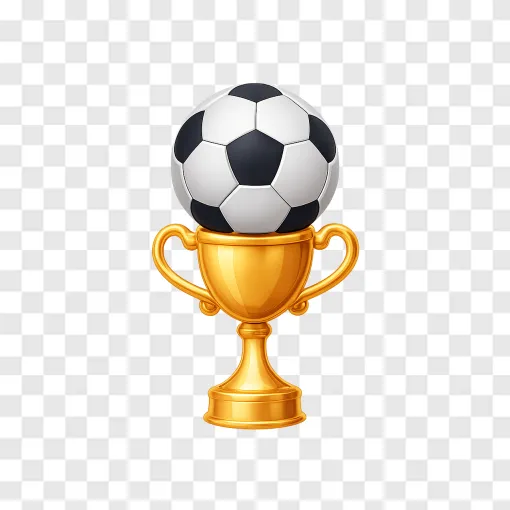 Premier League Trophy PNG Vector Graphic