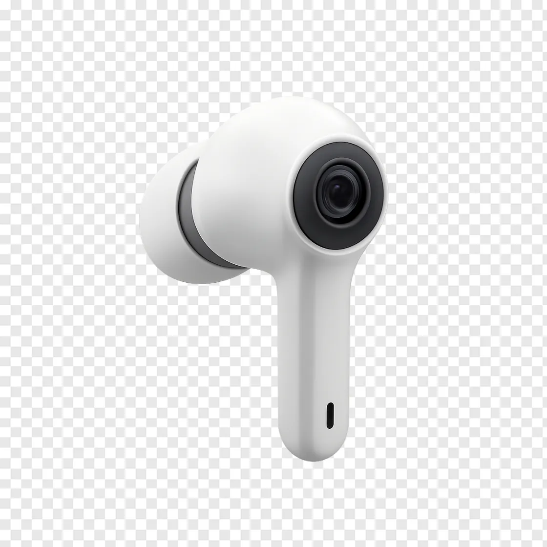 Camera AirPods PNG Transparent Image