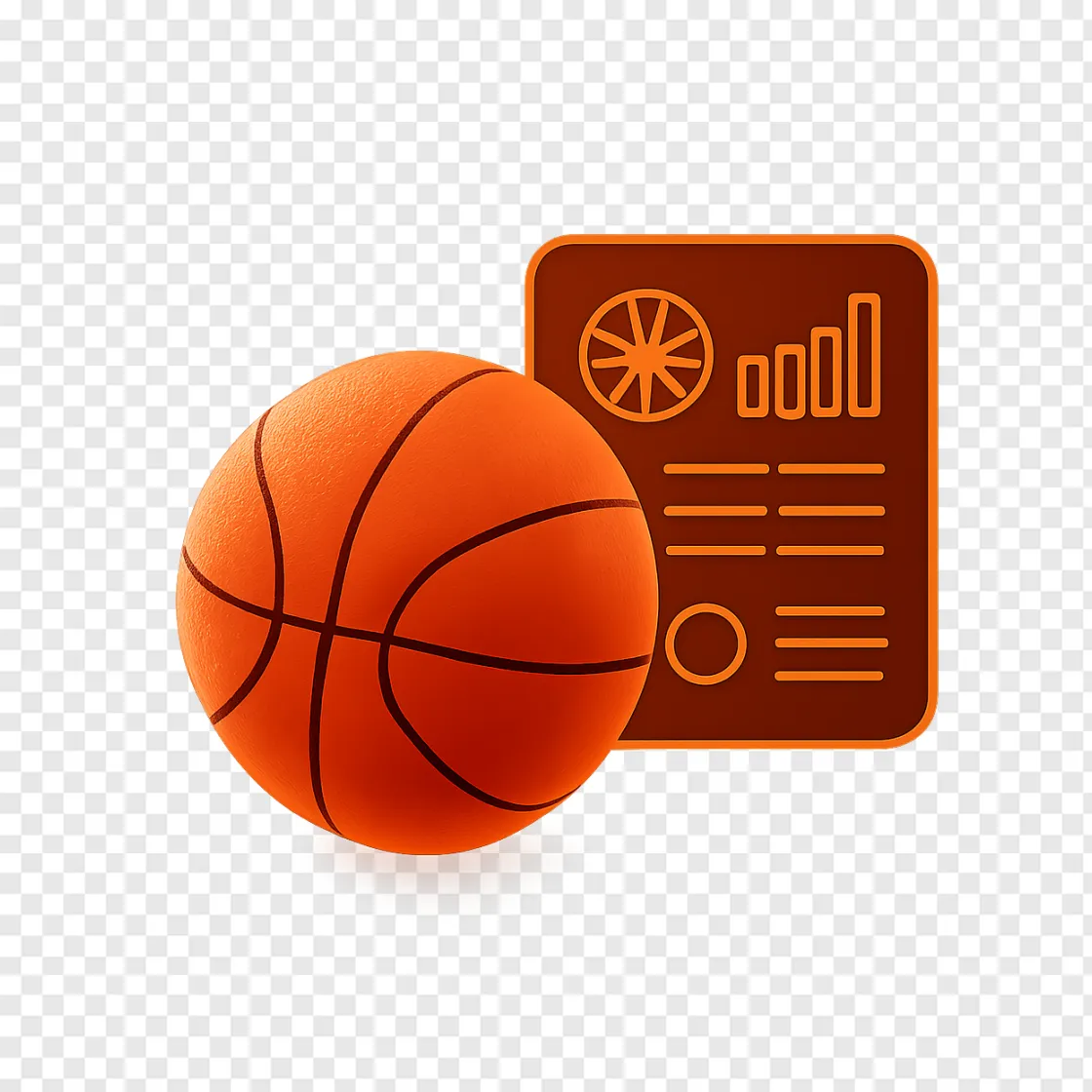 Basketball Gaming Icon PNG Transparent Background