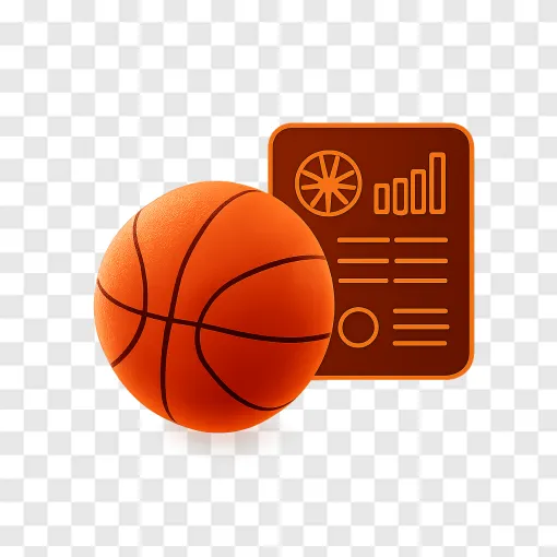 Basketball Gaming Icon PNG Transparent Background