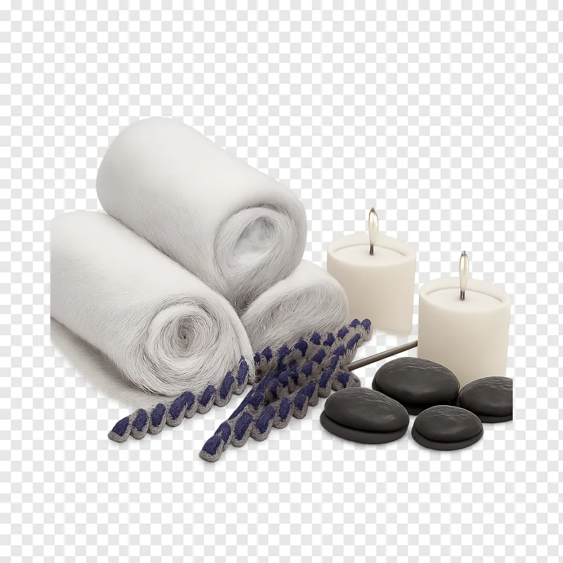 Relaxing Spa Weekend Elements PNG For Wellness Design