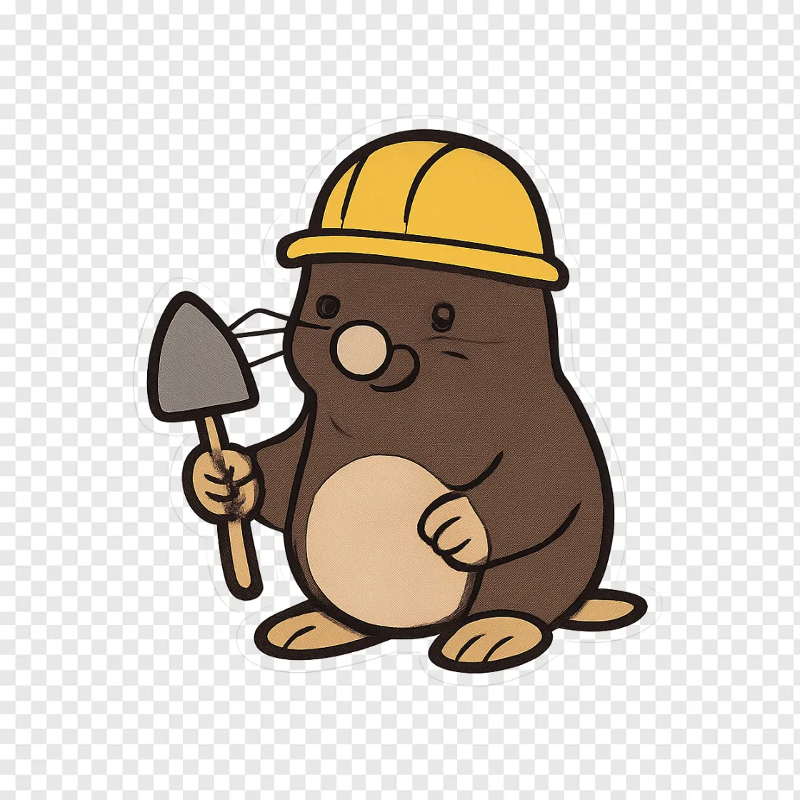 Cute Mole PNG Image With Transparent Background