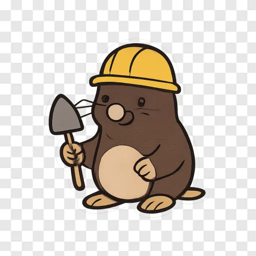 Cute Mole PNG Image With Transparent Background