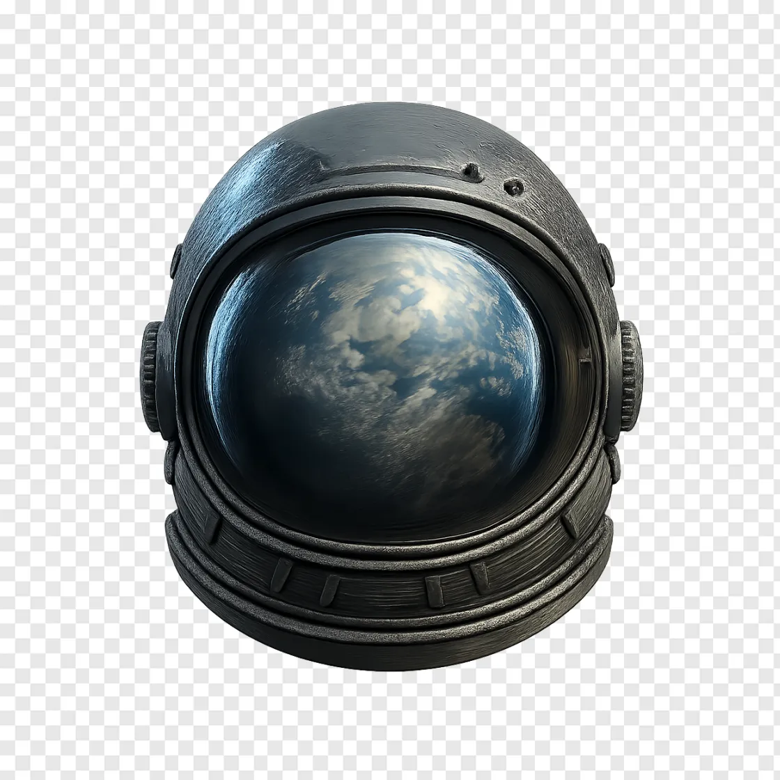 Astronaut Helmet PNG Transparent Background