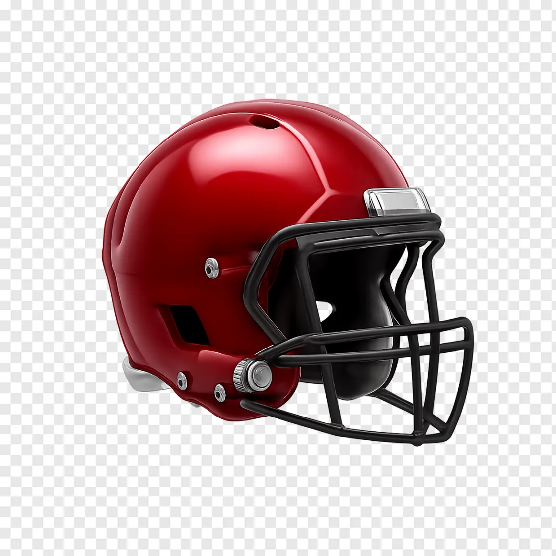 American Football Helmet PNG Transparent Background