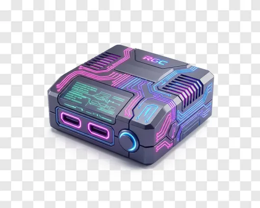 Retro Gaming Console PNG Icon For Tech Designers