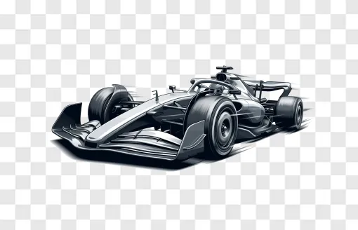 Formula 1 Racing Car PNG Image With Transparent Background