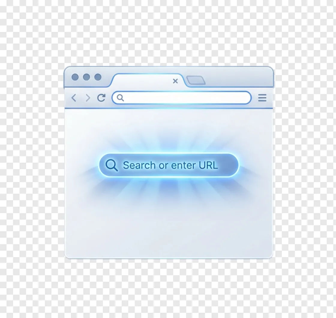 Bing Browser Interface PNG