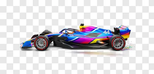 Formula 1 Race Car PNG Transparent Image