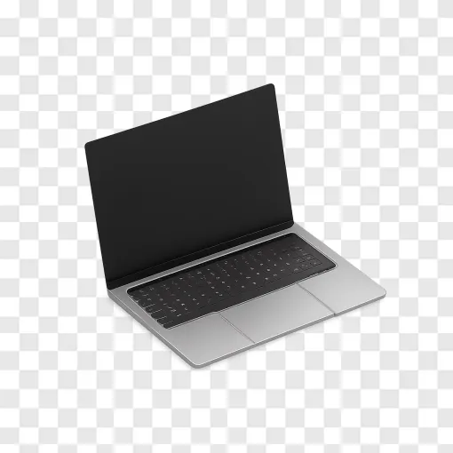 Modern Laptop PNG Transparent Background
