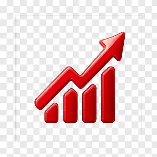 Stock Market Growth Arrow PNG Free Download