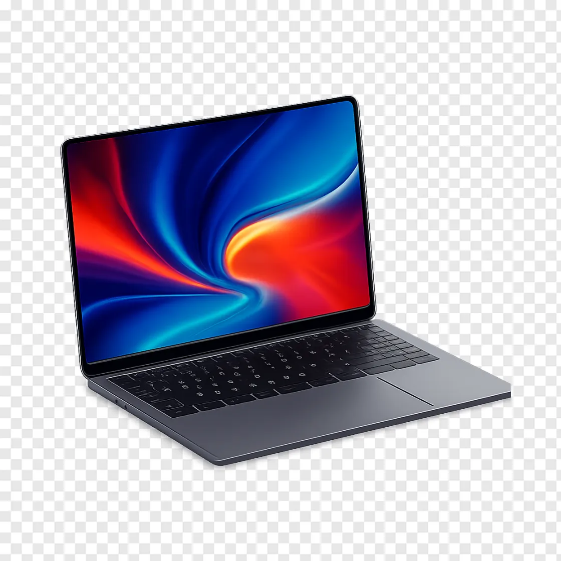 Modern OLED Laptop PNG Transparent Image