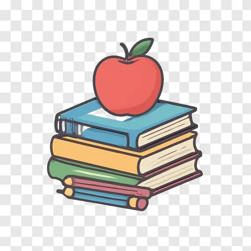 Back To School Supplies PNG Transparent Image