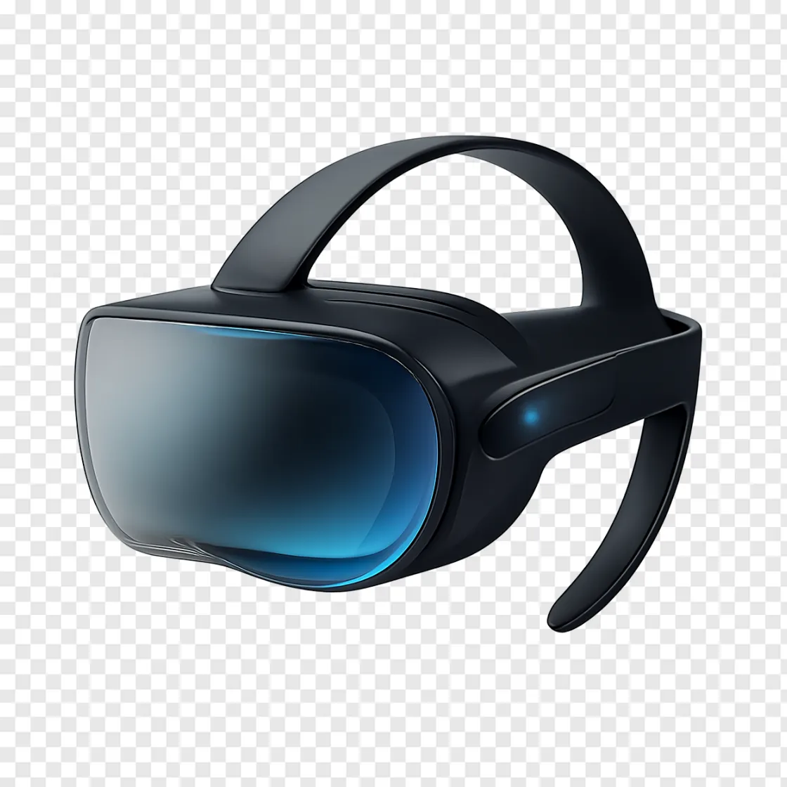 Futuristic VR Headset PNG Transparent Image