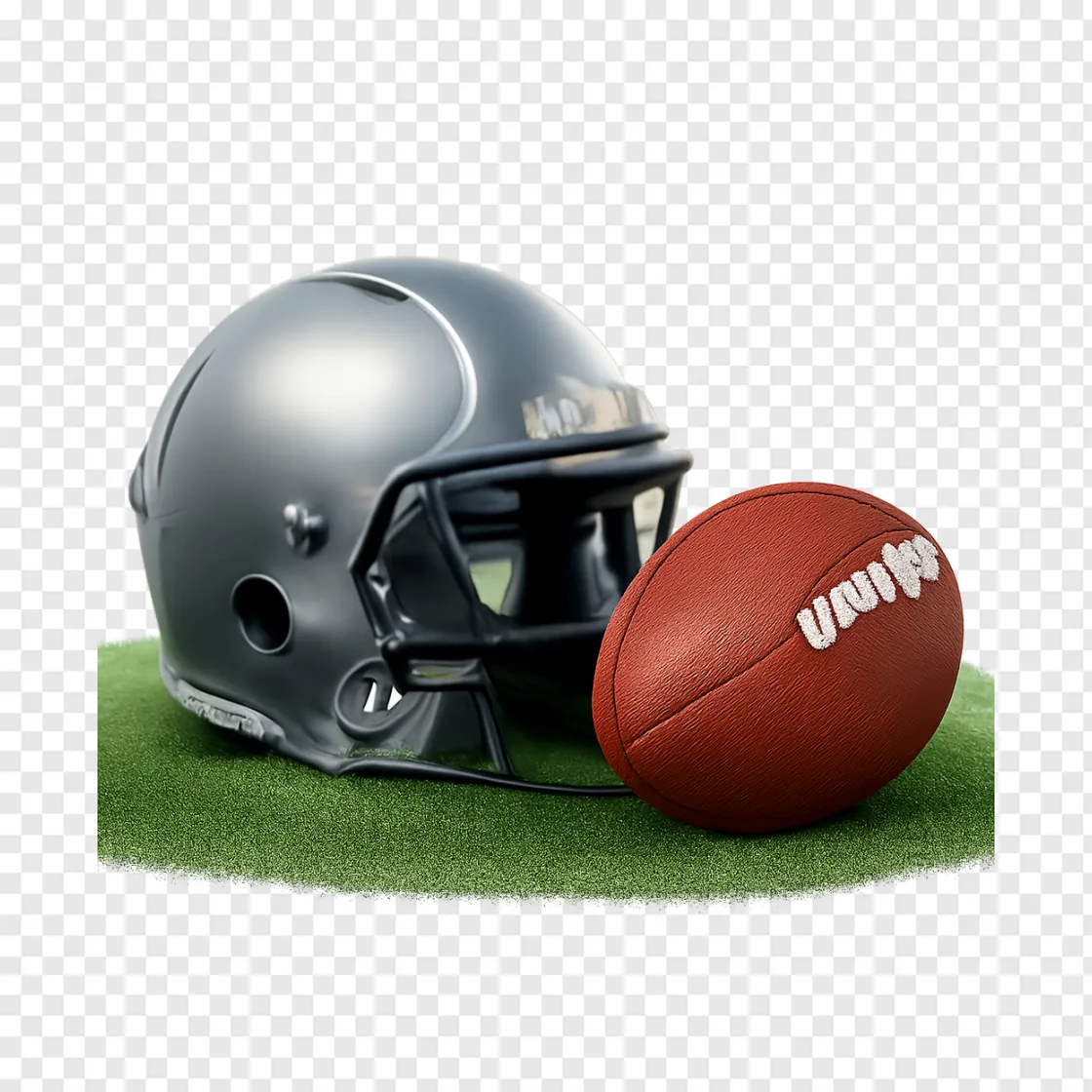 American Football Helmet PNG Transparent Image