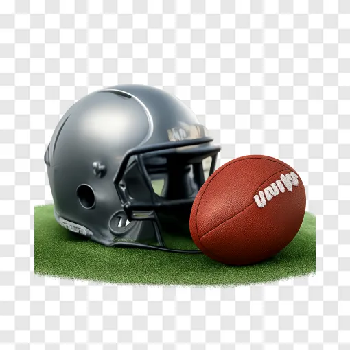 American Football Helmet PNG Transparent Image