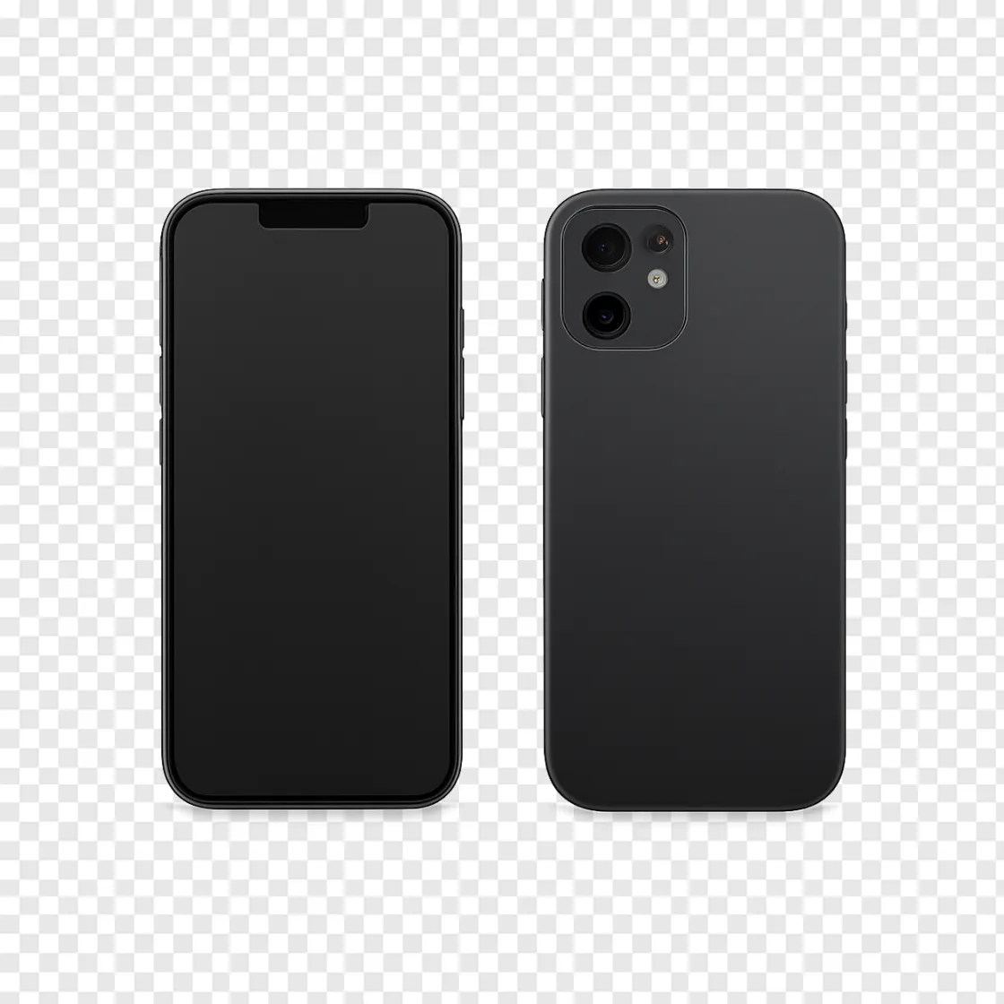 Modern Smartphone Mockup Transparent PNG