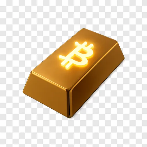 Gold And Bitcoin Investment PNG Image