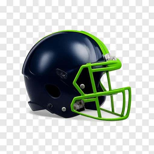 Seahawks Football Helmet PNG Transparent Image