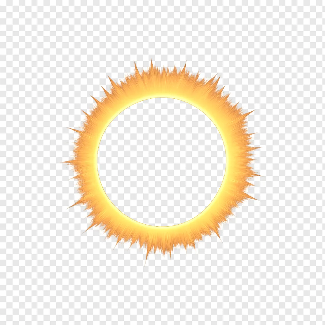 Solar Eclipse PNG Image For Design Projects