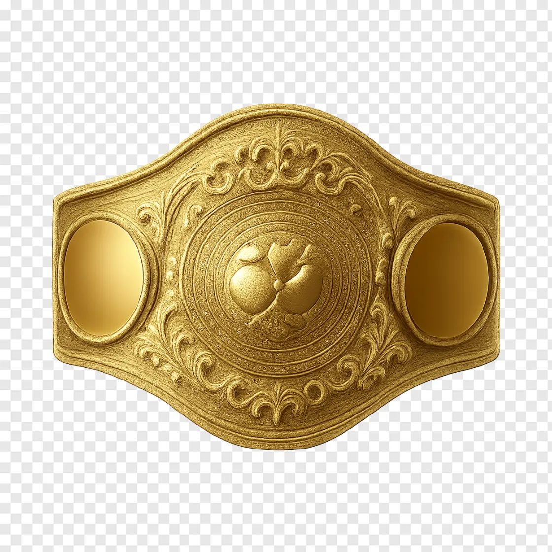 Championship Boxing Belt PNG Transparent Image
