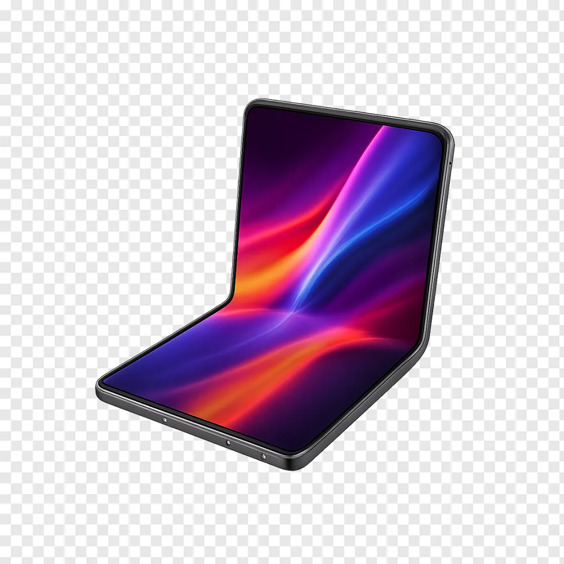 Foldable Phone PNG Transparent Image